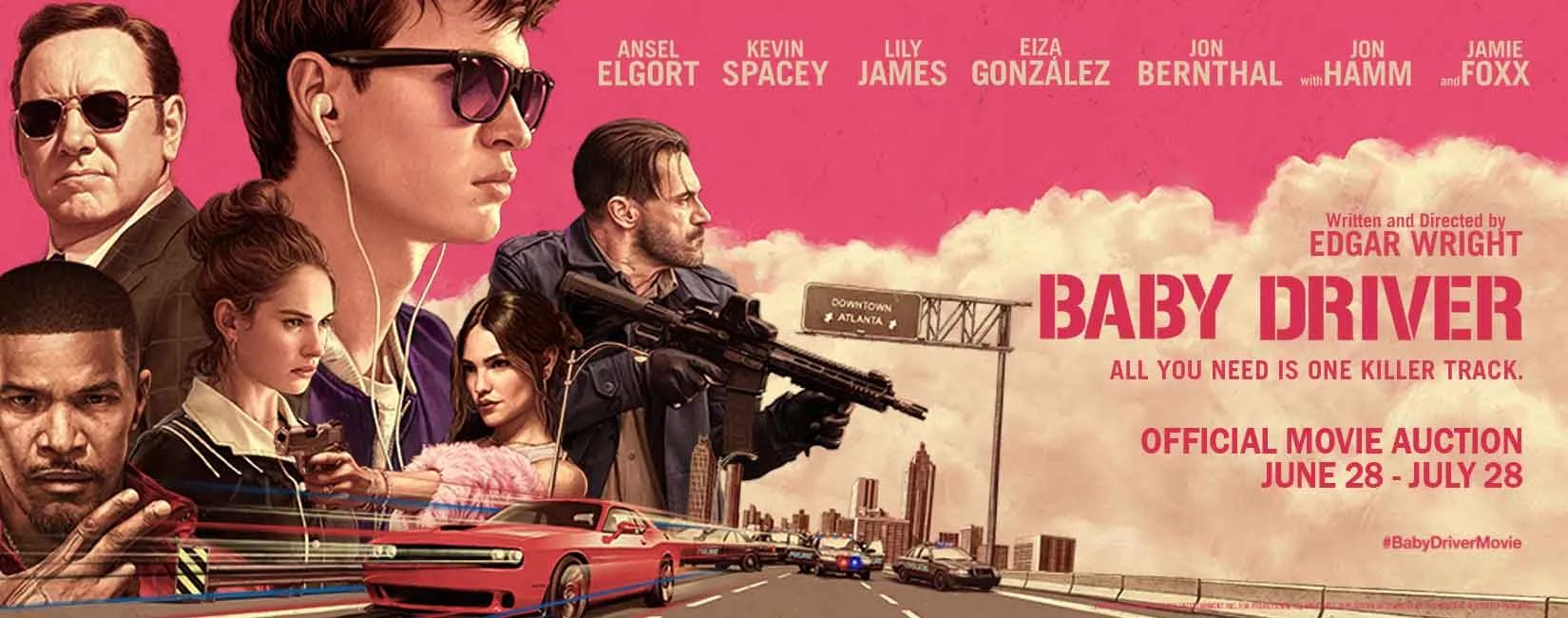 Baby Driver 4K 2017 big poster