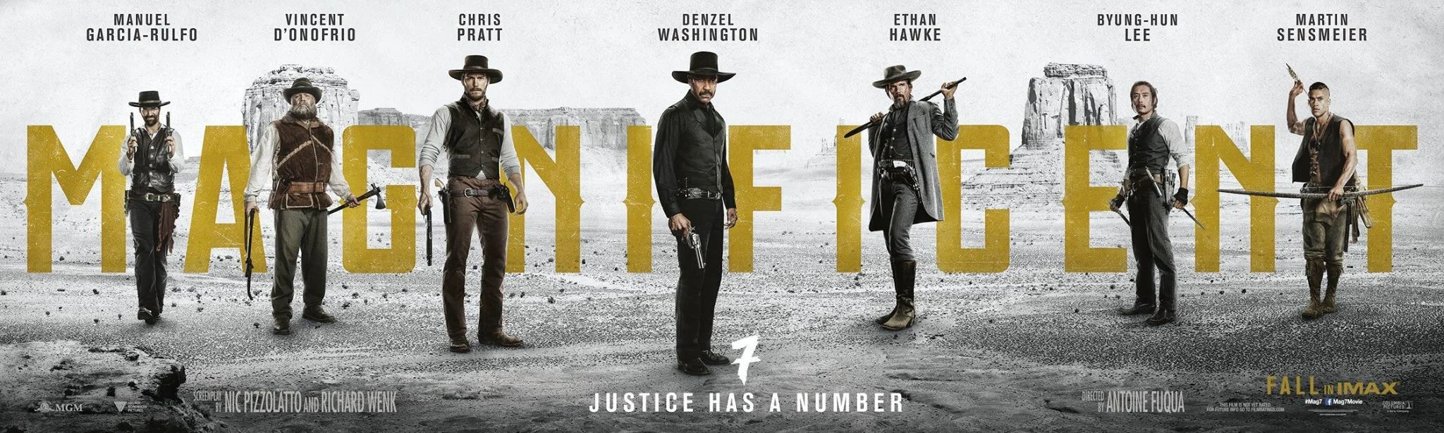 The Magnificent Seven 4K 2016 big poster