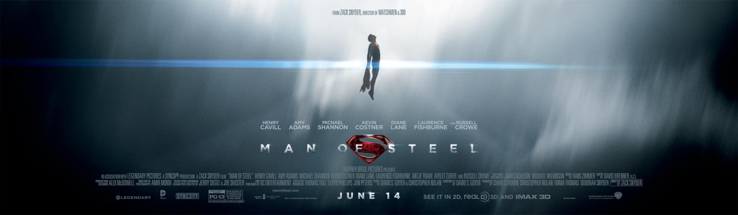 Man Of Steel 4K 2013 big poster