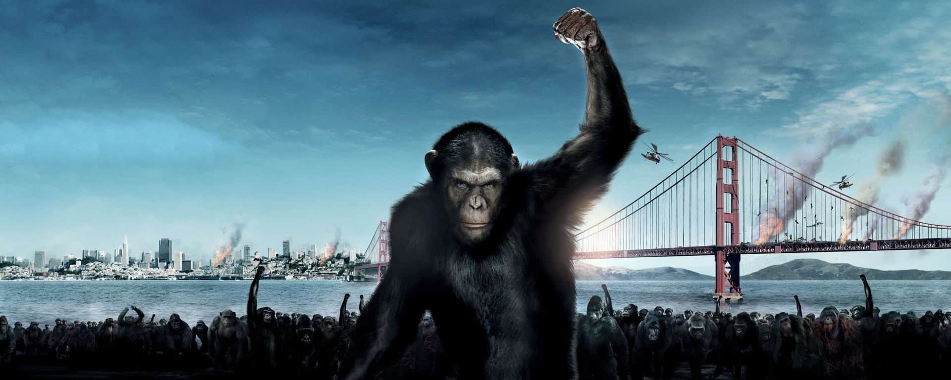 Rise of the Planet of the Apes 4K 2011 big poster