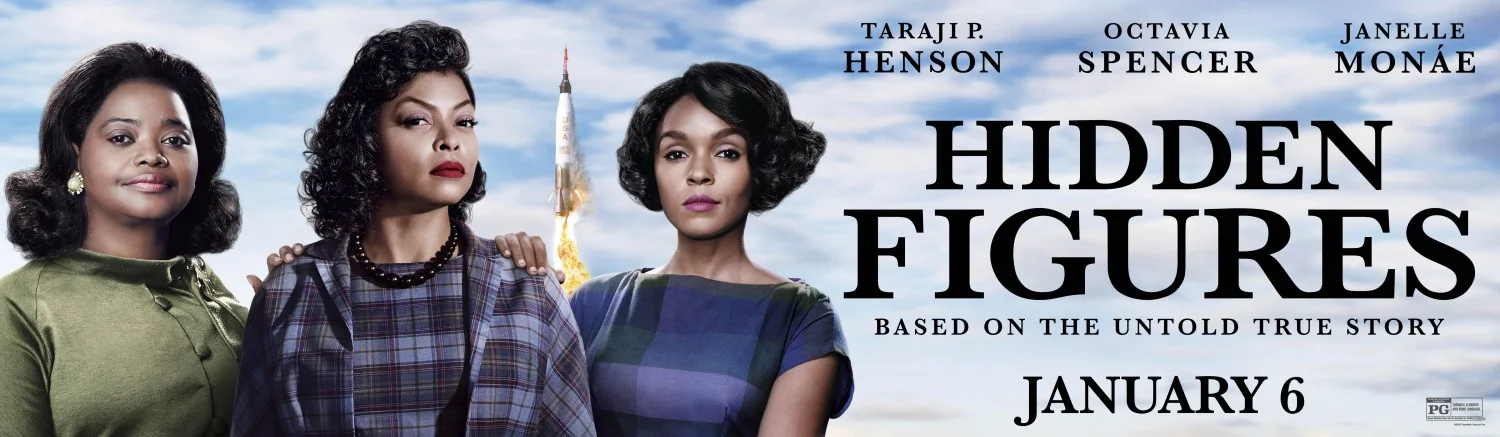 Hidden Figures 4K 2016 big poster