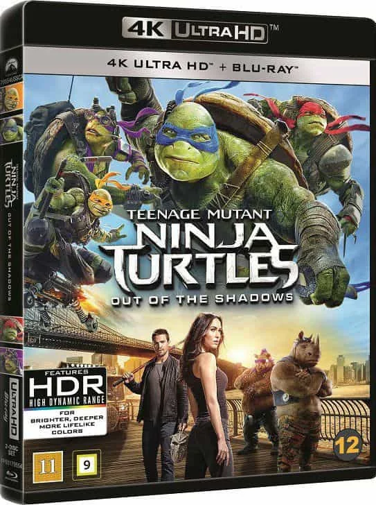 Teenage Mutant Ninja Turtles Out of the Shadows 4K 2016