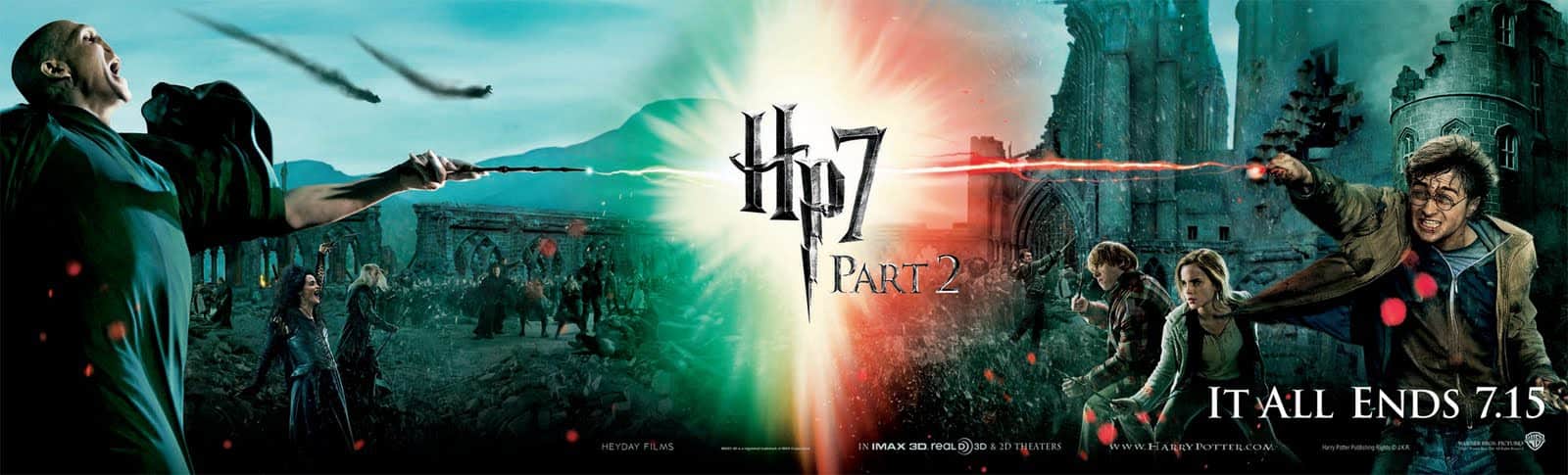 Harry Potter and the Deathly Hallows Part 2 4K 2011 big poster