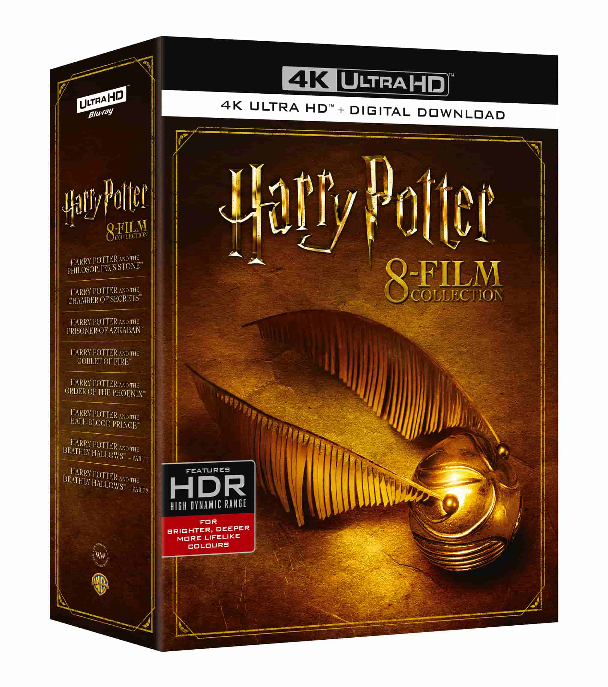 Harry Potter 8-Film Collection 4K Blu-ray 2001-2011