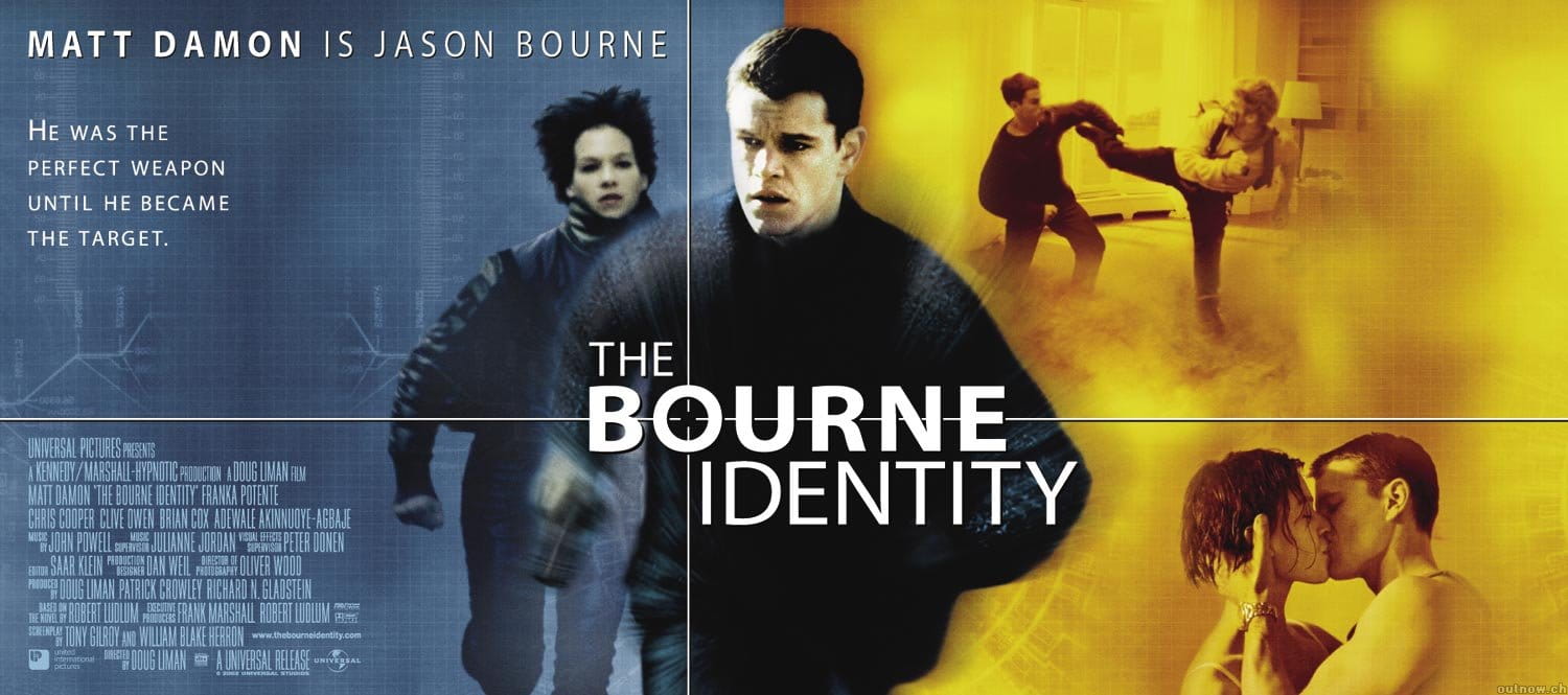 The Bourne Identity 4K 2002 big poster