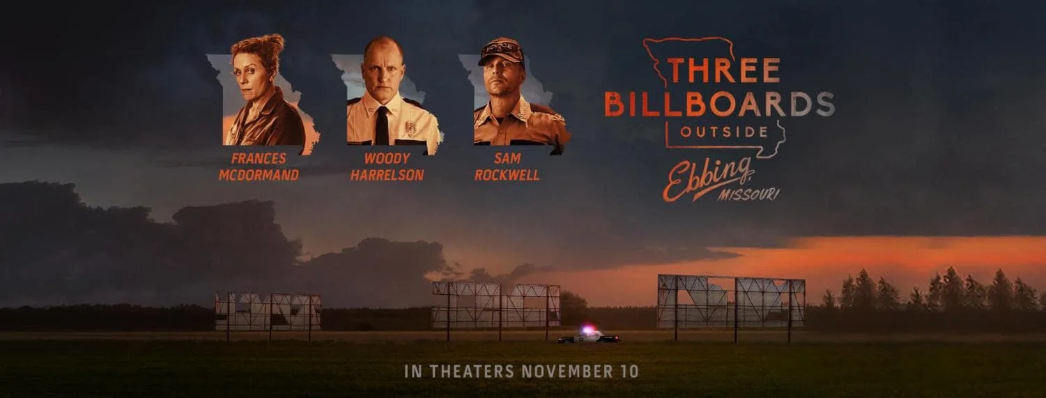 Three Billboards Outside Ebbing, Missouri 4K 2017 big poster