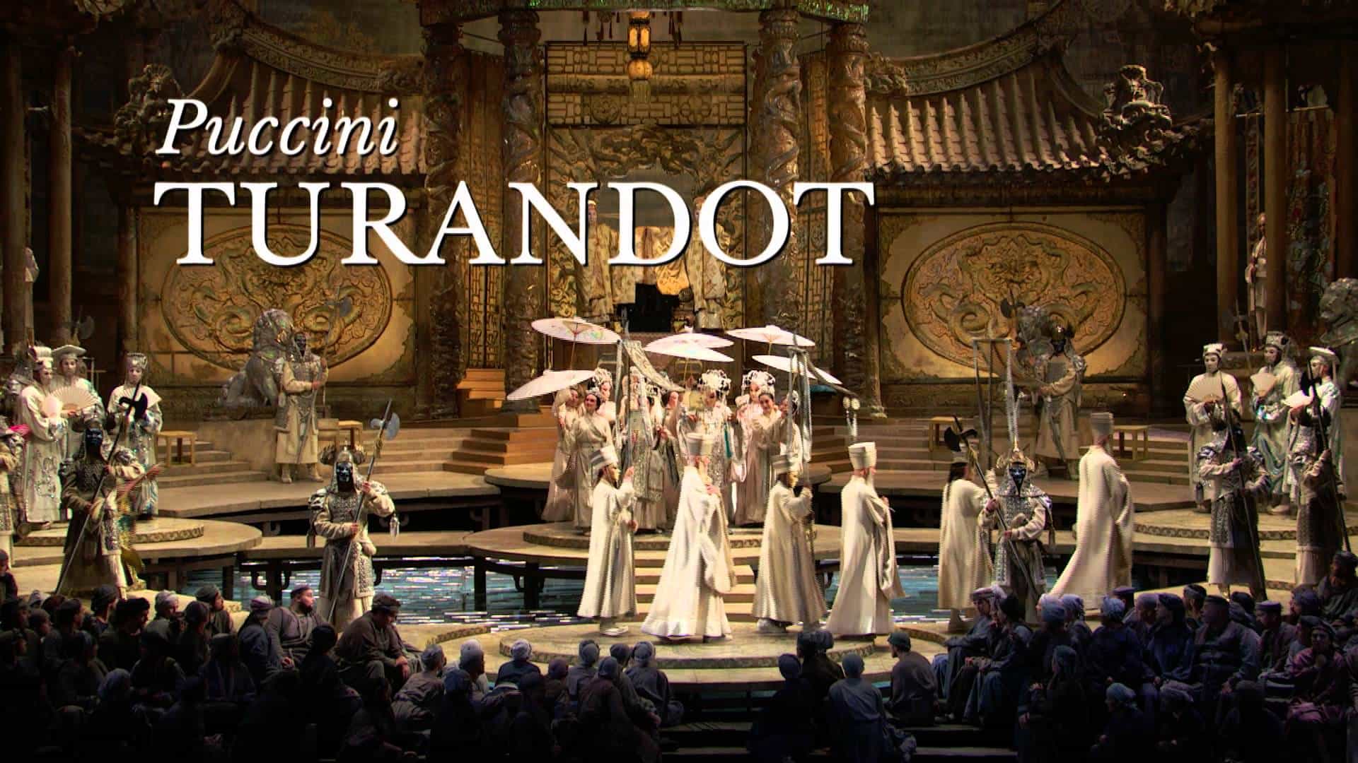 Puccini Turandot 4K 2016 ITALIAN big poster