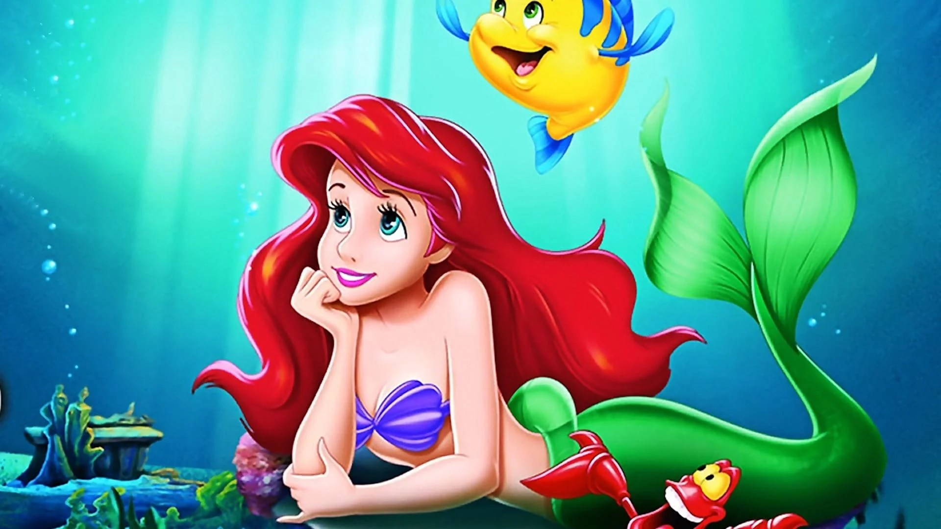 The Little Mermaid 4K 1989 big poster