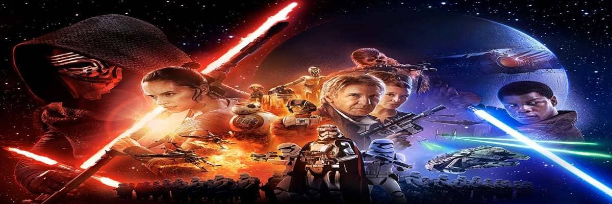 Star Wars Episode VII The Force Awakens 4K 2015 big poster