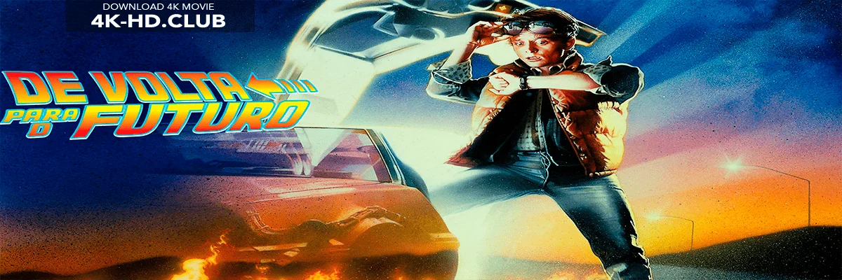 Back to the Future 4K 1985 big poster