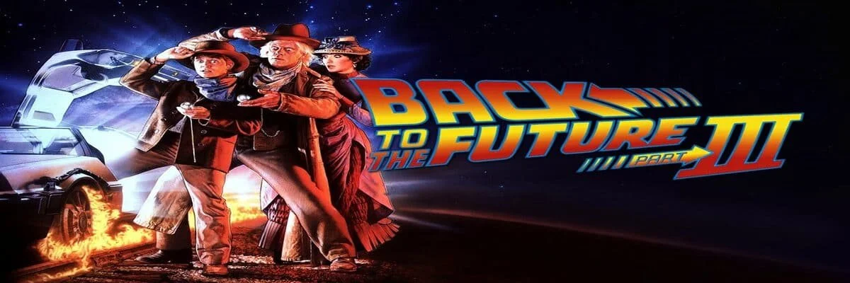 Back to the Future Part III 4K 1990 big poster