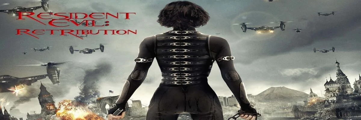 Resident Evil Retribution 4K 2012 big poster