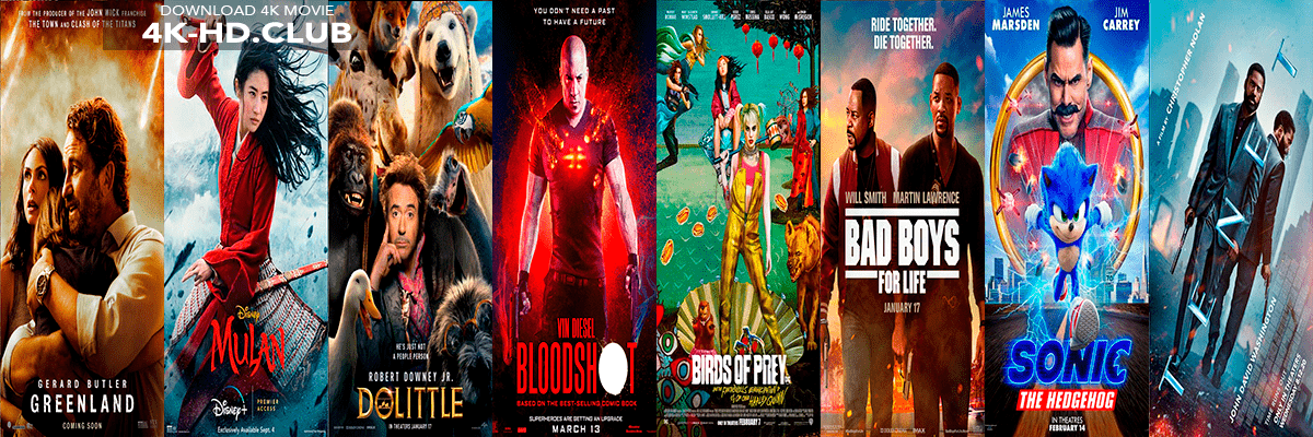 Best 4K movies 2020 by 4K-HD big poster