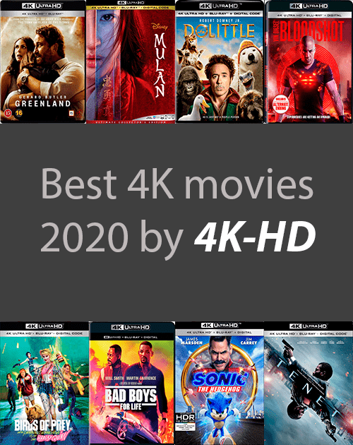 Best 4K movies 2020 by 4K-HD