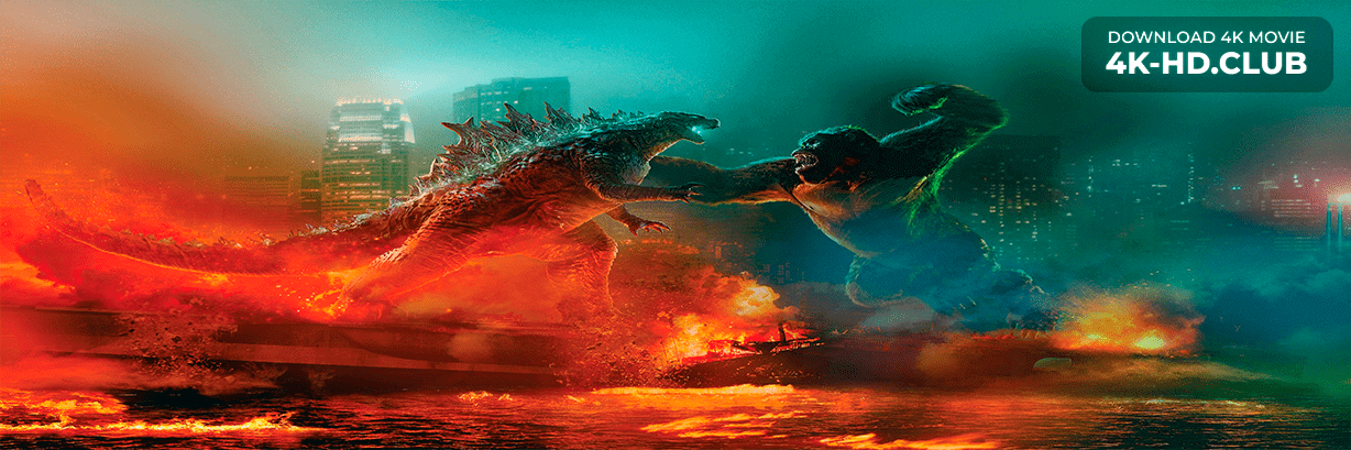 Godzilla vs Kong 4K 2021 big poster