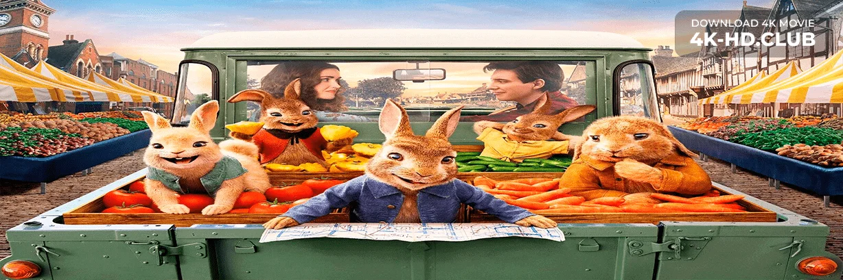 Peter Rabbit 2: The Runaway 4K 2021 big poster