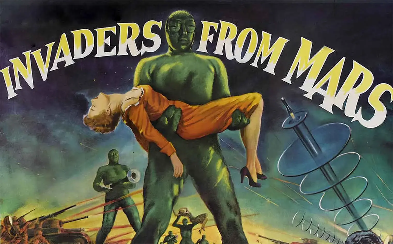 Invaders from Mars 4K 1953 big poster