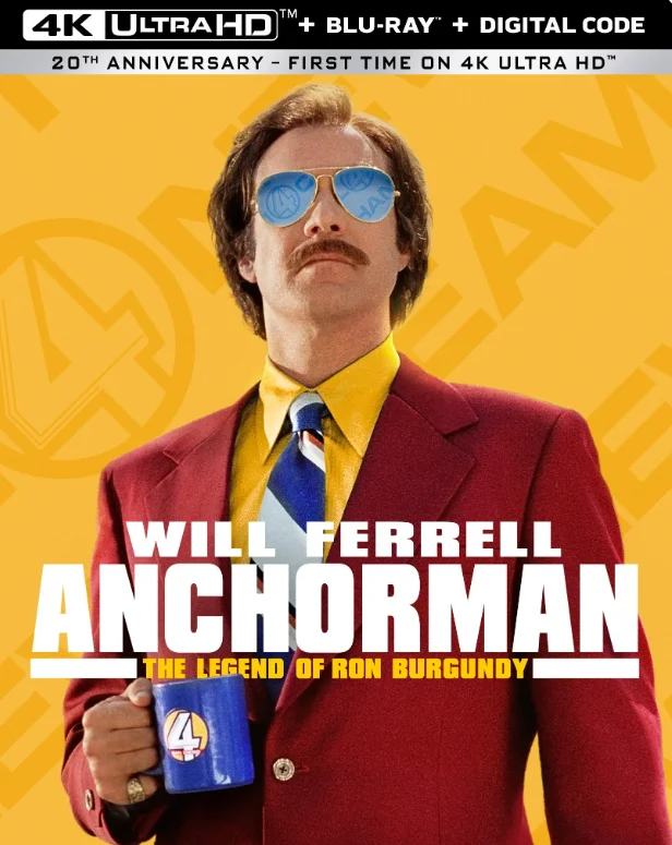 Anchorman: The Legend of Ron Burgundy 4K 2004