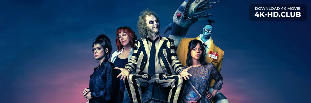 Beetlejuice Beetlejuice 4K 2024 big poster