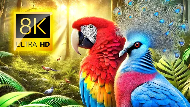 5000 BEAUTIFUL BIRDS 8K VIDEO ULTRA HD HDR