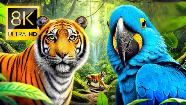 ANIMAL ADVENTURE Journey into the Wild Planet 8K VIDEO ULTRA HD HDR