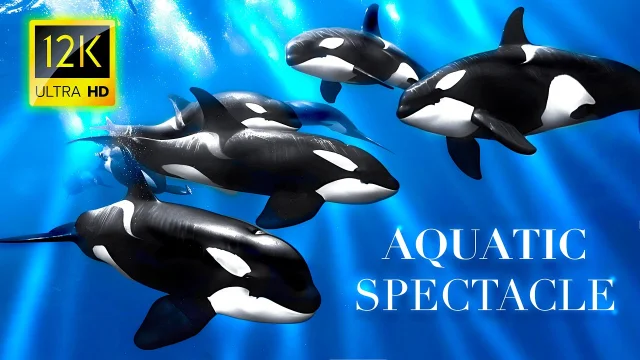 AQUATIC SPECTACLE Ocean Animals & Sea Creatures 8K VIDEO ULTRA HD