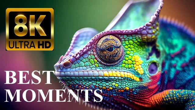 ANIMALS BEST MOMENTS 8K Ultra HD with Names and Sounds