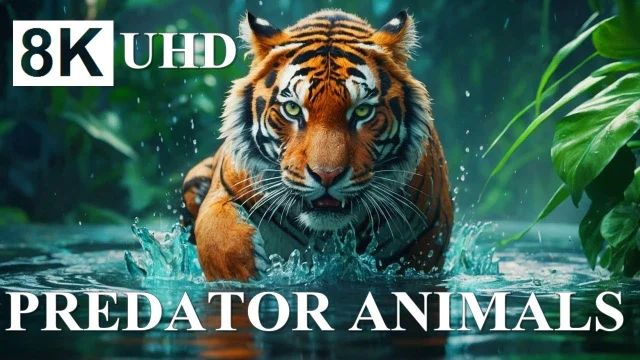 HUNTER ANIMALS 8K - The Ultimate Predators of the Animal World