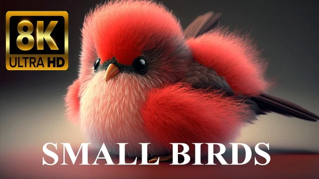 Small BIRDS 8K ULTRA HD with Names and Sounds