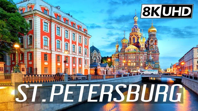 ST. Petersburg Russia 8K VIDEO ULTRA HD 120fps