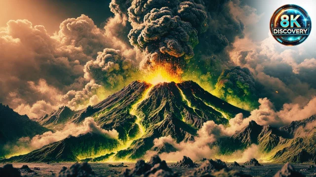 8K Documentary  Stunning Volcano Eruptions - Discover How They Created Life on Earth