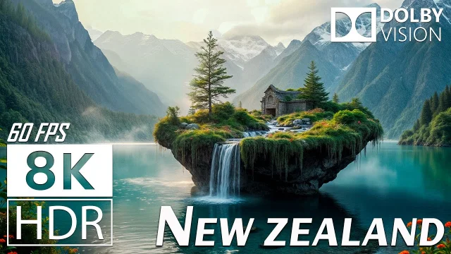 8K HDR 60FPS Dolby Vision – The Untouched Beauty of New Zealand