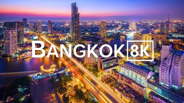 Bangkok, Thailand 🇹🇭 in 8K ULTRA HD 60FPS - The City of Angels