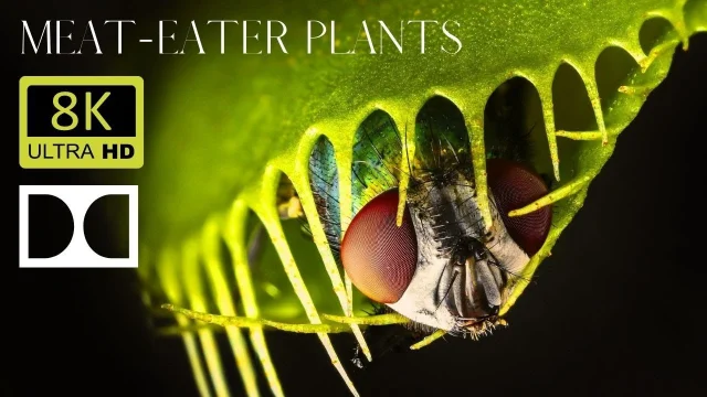 Insane plants eat animals 8K HDR - Carnivores plants in action