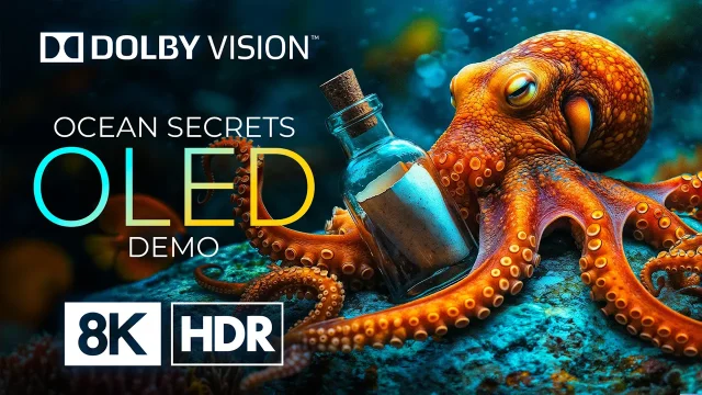 OLED 8K HDR 60FPS with Dolby Vision - The Best 8K Sea Animals for Relaxation & Calming Music