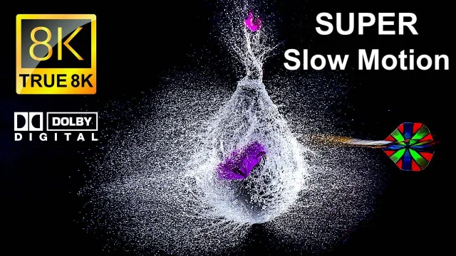 Super SLOW MOTION 8K ULTRA HD Video 120FPS By TRUE 8K