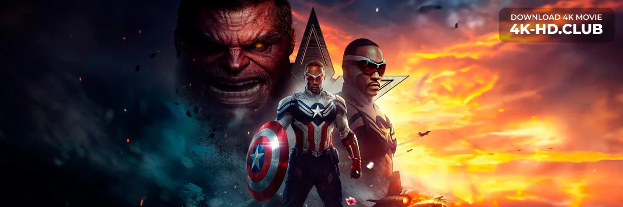 Captain America: Brave New World 4K 2025 big poster