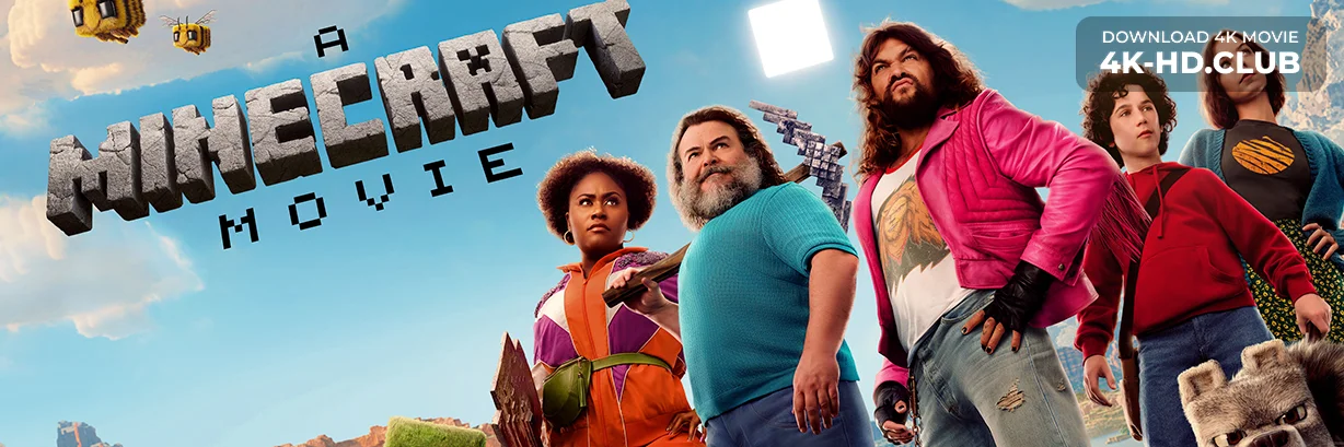 A Minecraft Movie 4K 2025 big poster