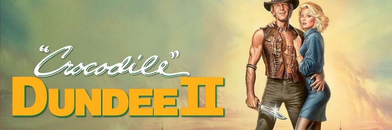 Crocodile Dundee II 4K 1988 big poster
