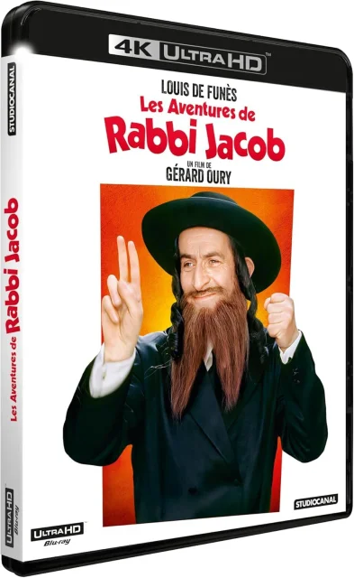 Movie Poster: The Mad Adventures of Rabbi Jacob 4K 1973 FRENCH