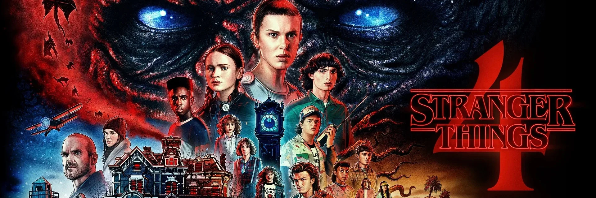 Movie Big Poster: Stranger Things 4K S04 2022