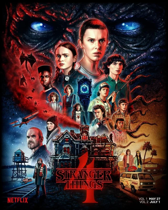 Movie Poster: Stranger Things 4K S04 2022