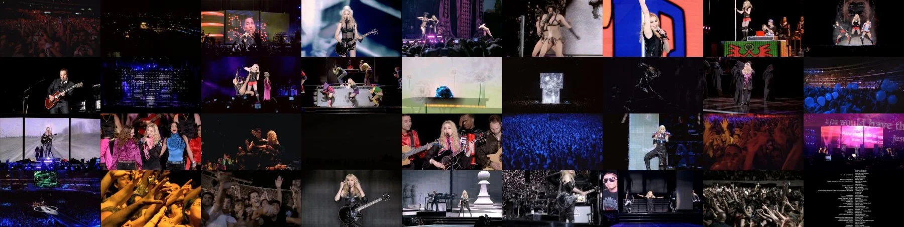 Movie Big Poster: Madonna: Sticky & Sweet Tour 2010