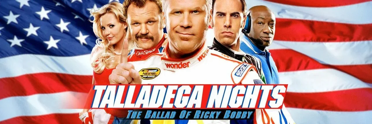 Movie Big Poster: Talladega Nights: The Ballad of Ricky Bobby 4K 2006