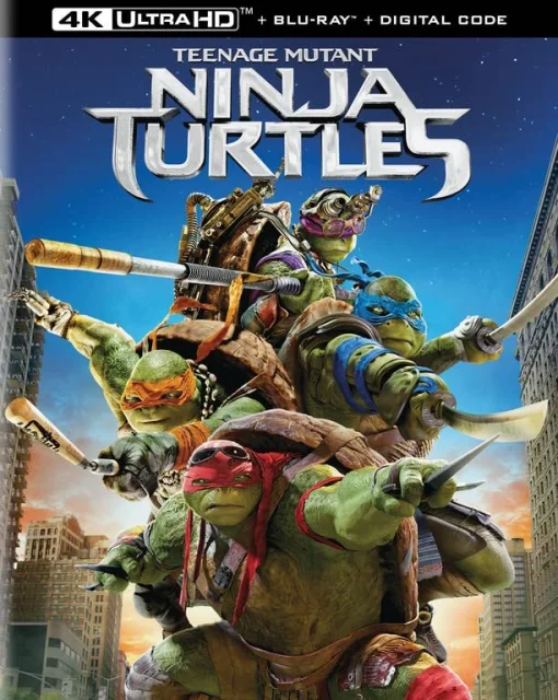 Movie Poster: Teenage Mutant Ninja Turtles 4K 2014