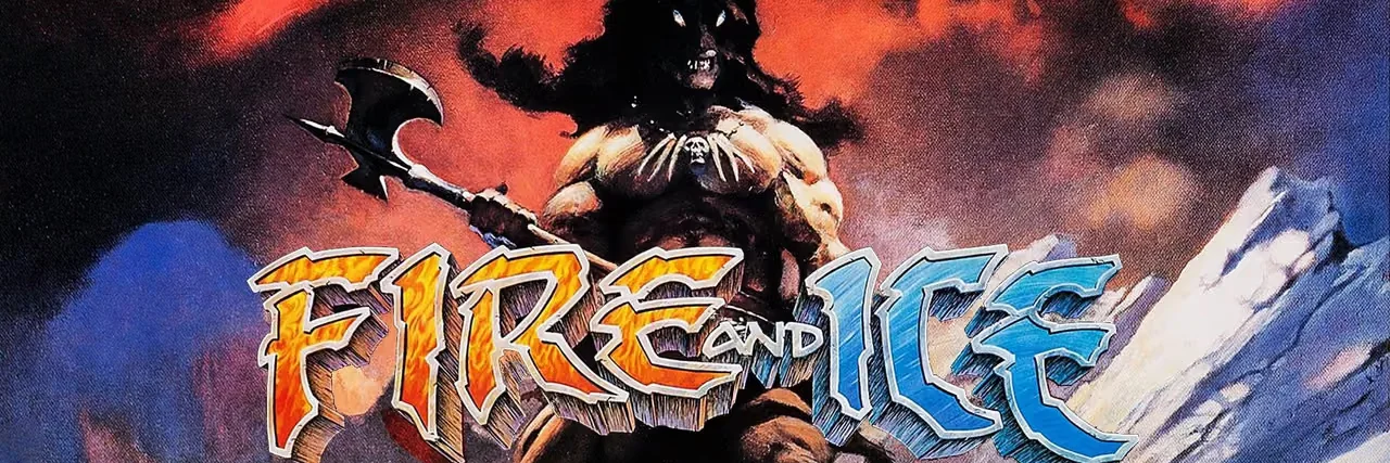 Movie Big Poster: Fire and Ice 4K 1983